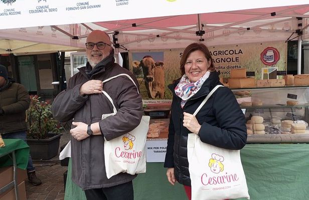 Farmers Market Experience and Authentic Cooking Class in Bergamo