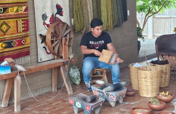 Boil Water, Mezcal, Textiles and Tuile Tree on Private Tour