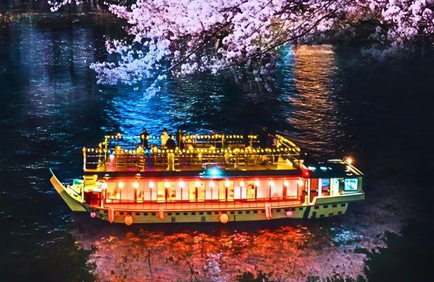 Tokyo Bay Spring Cherry Blossom-Themed Cruise Japan Show,Meal