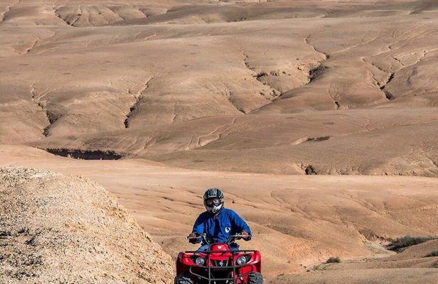 Marrakech: Agafay Desert ,Camel Ride & quad bike and Dinner show