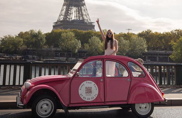  Emily in Paris Tour - in a Pink Citroën 2cv