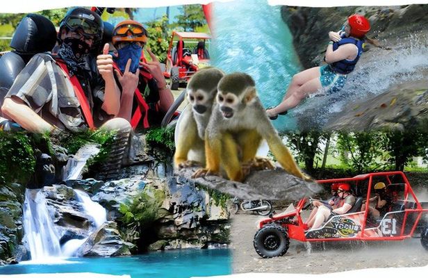 3x1: Waterfalls Buggy and Zip Lines Puerto Plata