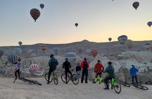 Cappadocia Bike Tour Balloon and Sunrise Ride