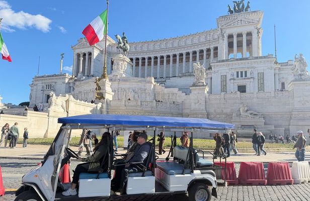 Rome Highlights: Relaxed Golf Cart Tour