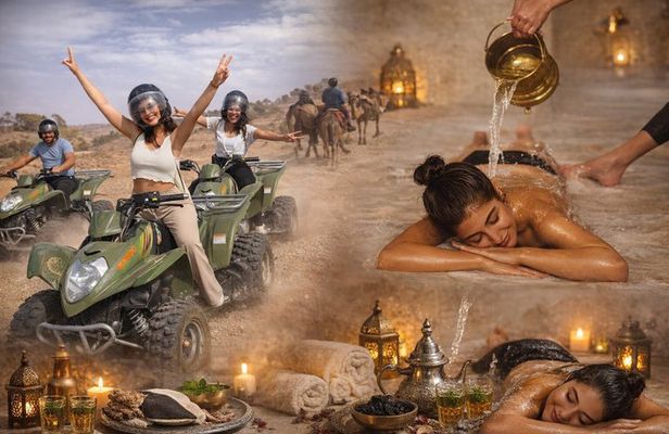 Camel & Quad Adventure with Moroccan Hammam Spa