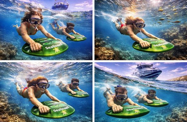 Sky and Sea Adventure Parasailing Salento and SeaBoard Experience