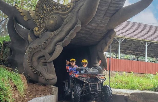 ATV Quad Bike Bali with Waterfall Elephant Cave and Lunch