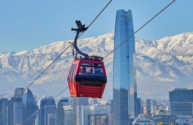 Best of Santiago by Hop On Hop Off Bus, Funicular and Cable Car 