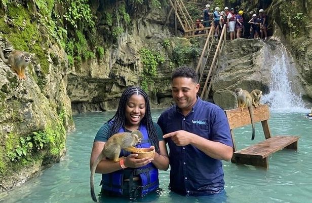 Damajagua 12 Waterfalls Monkey Experience Adventure Puerto Plata