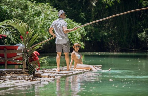 Lethe Bamboo River Rafting Tour Montego Bay Jamaica from Negril