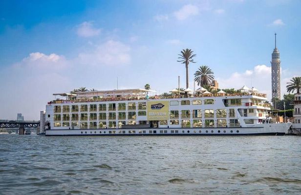 Cairo Luxury Nile Dinner Cruise with Open Buffet,Belly Dance Show