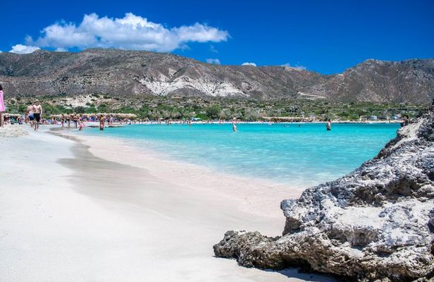 From Chania Private Tour to Elafonissi Beach and Agia Sofia Cave