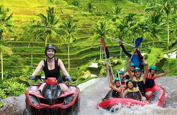 Ubud Adventure : ATV Quad Bike & River Rafting + Pickup