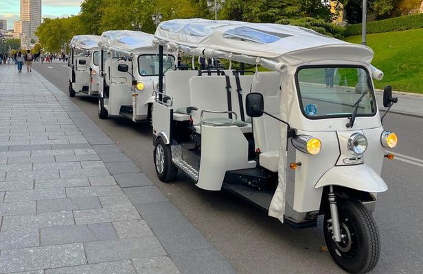 More Madrid in less time: Tour in Tuk Tuk Electric