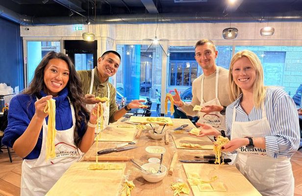 Rome Gourmet Cooking Class Fettuccine Ravioli and Tiramisu