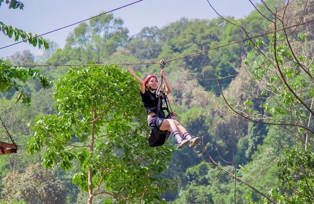 Koh Samui Jungle Zipline Adventure with Longest Zipline Course