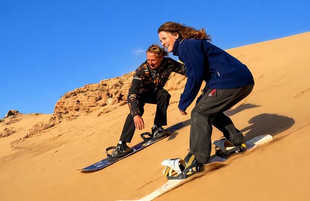 Sandboarding & Canyon Visit with Pick-Up – Timlalin Dunes