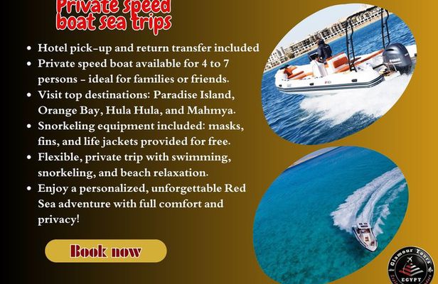 Private Speedboat Snorkeling Trip in Hurghada