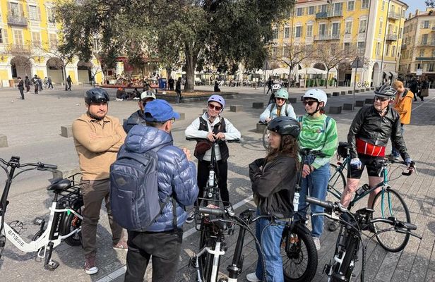 Guided tour of Nice by electric bike