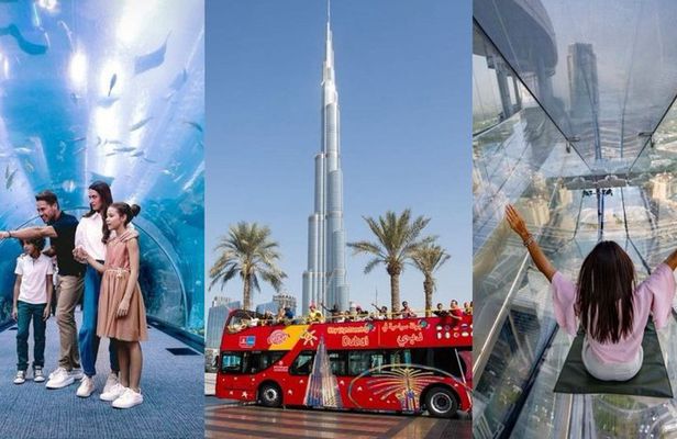 City Sightseeing Dubai Hop On Hop Off Bus Tour, Aquarium & More