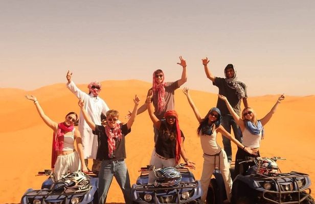 Quad Biking Desert Tour in Erg Chebbi Dunes
