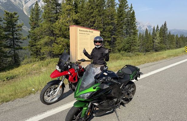 Stone and Sky Motorcycle Day Tour in Alberta