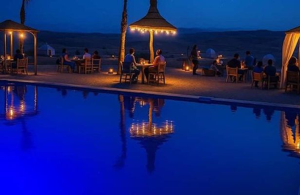 Marrakech: Agafay Desert Quad Bike, Sunset Dinner & Overnight