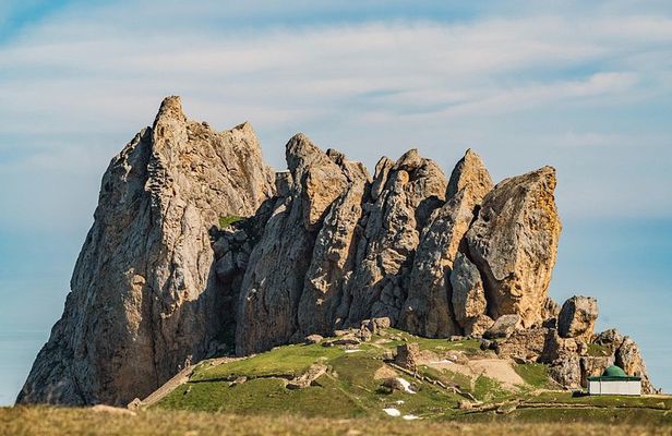 Candy Cane Mountains, Pink Lake & Beshbarmag Private Tour