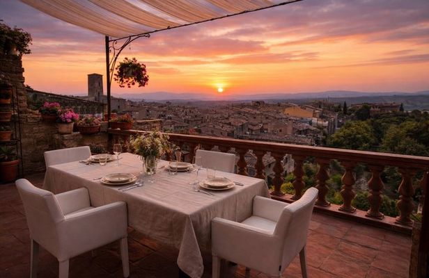 San Gimignano Sunset Belvedere Dinner and Wine Tasting