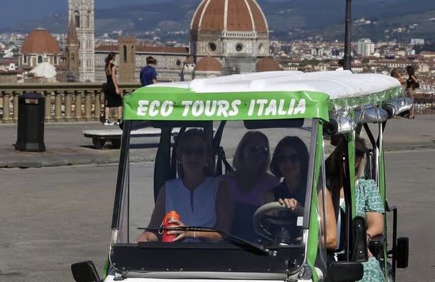 Private Golf Cart Tour of Florence Michelangelo & Panoramic Hills