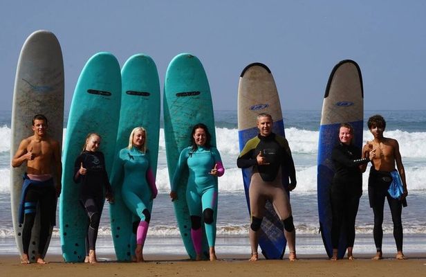 Beginners Surf lessons in Mirleft
