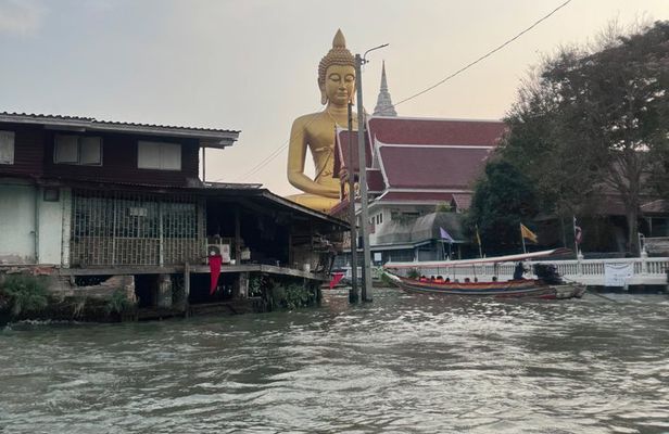 Bangkok: Wat Paknam & Thai Cooking with Private Hotel Transfer