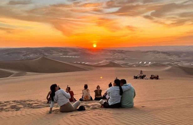 Paracas and Huacachina Tour from lime with sunset in the desert