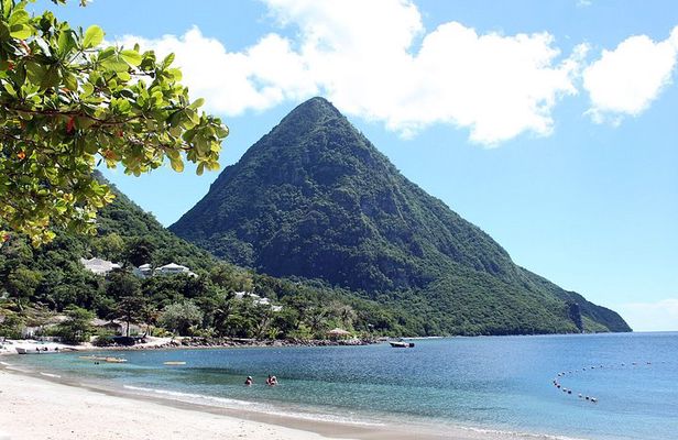Experience Paradise: Sugar Beach Between the Pitons By Speedboat