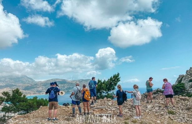 Karpathos scenic Agia Kyriaki Walk from Pigadia