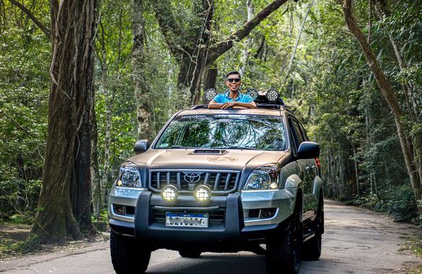 5h without track. PRIVATE SUV 4x4 TIJUCA Forest + fotog.