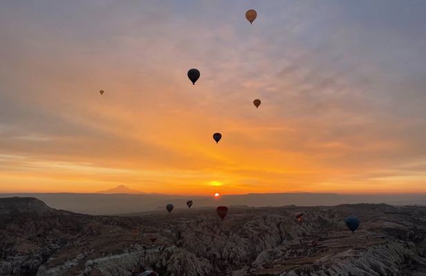 Sunrise Balloon Flight over Goreme National Park Cappadocia