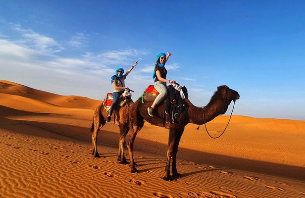 Camel Trek in Merzouga and Overnight in a luxury Desert Camp