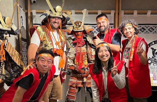 Sushi Making with Interactive Samurai Experience at JIN-ASAKUSA