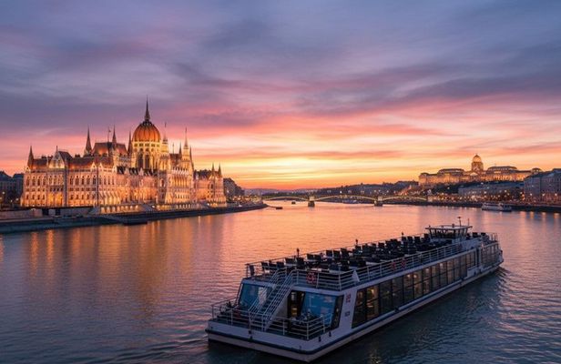 Unlimited Rosé Cruise on the Danube in Budapest