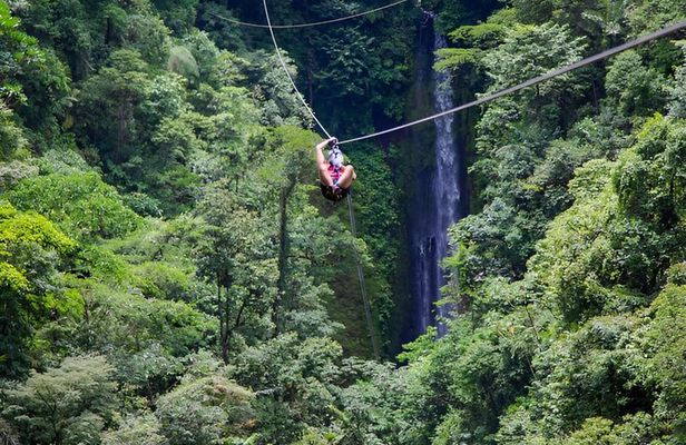 Pure Trek Canyoning & La Fortuna Waterfall Zipline