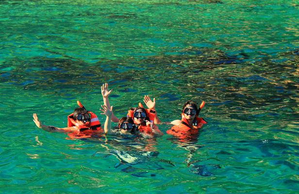 Snorkeling Boat Tour with Guide, Drinks and Fruit