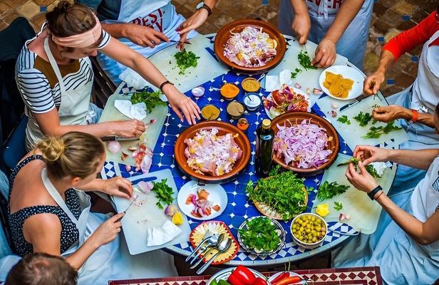 Ourika Cooking Class & Garden Lunch with Pool Access