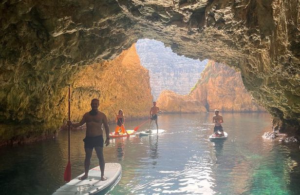 Blue Grotto SUP Boarding Adventure in Malta