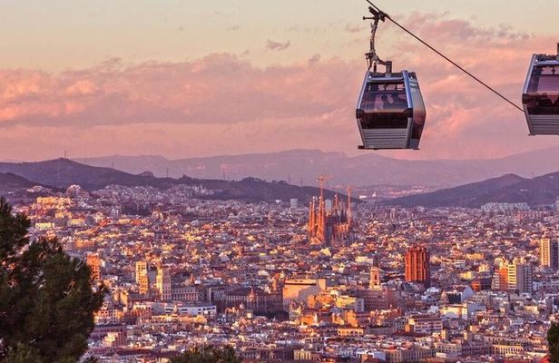 Barcelona & Montjuic in the Golden Hour