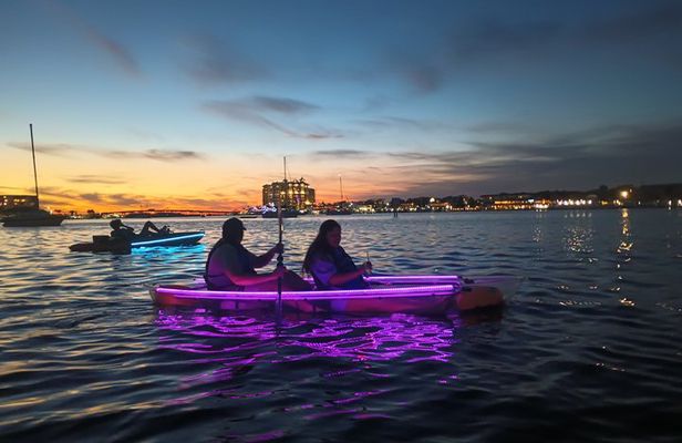 Glowing Clear Kayak Adventure in Destin Harbor