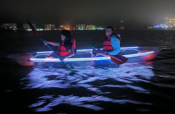 Glowing Clear Kayak Adventure in Destin Harbor