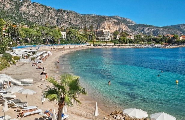 Sunbed And Swimming in Crystal Blue Water