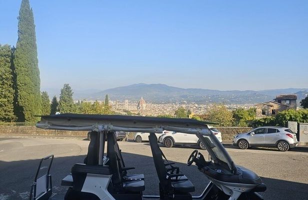 Florence Golf Cart: Michelangelo square & Fiesole's Roman Theatre