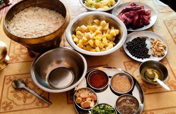 Newari Cooking Class with a Home Chef- From market to the plate.